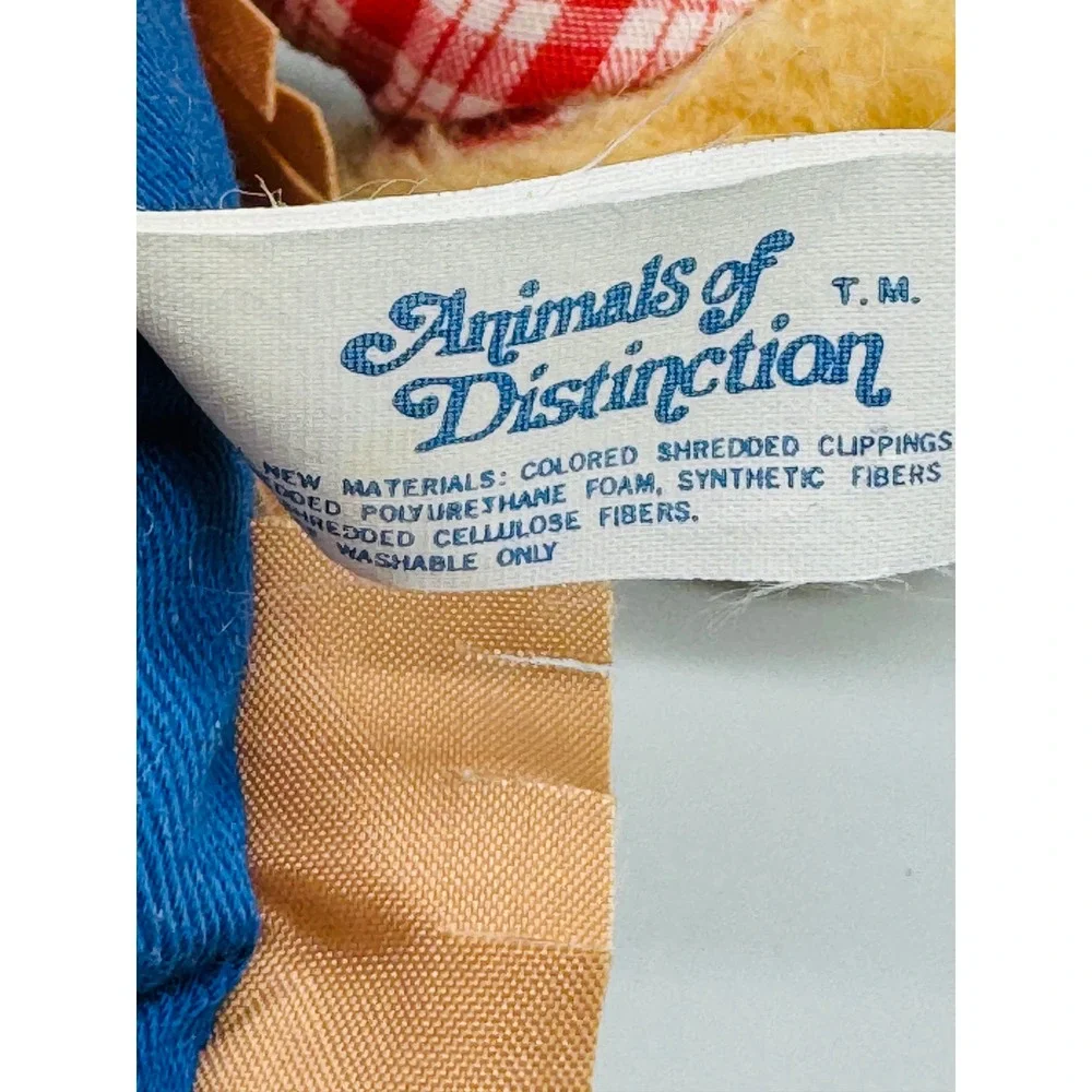 Knickerbocker Cowgirl Cowboy Bunny Rabbit Plush Animals of Distinction 15